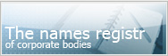 Corporate bodies name register